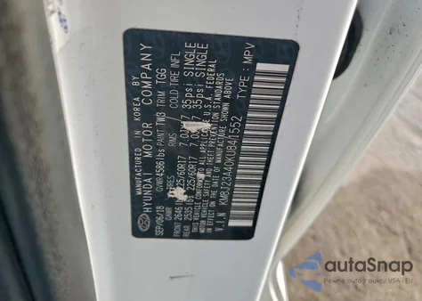 2019 Hyundai Tucson Se z USA, uszkodzony, nr VIN KM8J23A40KU841552